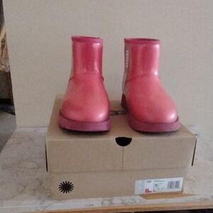 UGG Red Ankle Boots